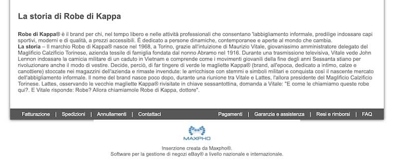 descrizioni precise