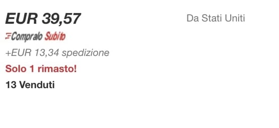 vendita internazionale