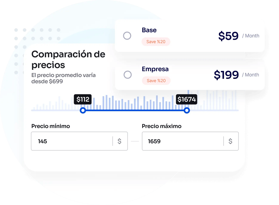 Comparación de precios